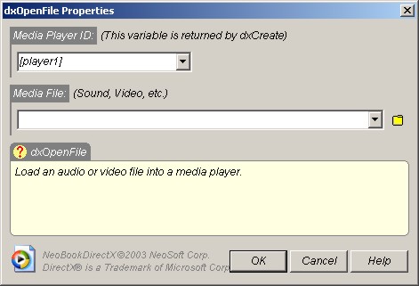 dxOpenFile ablak