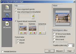 A nyomógomb külalakja.